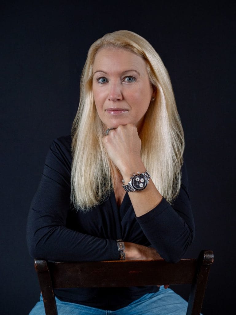 Clea Newman Soderlund portant la Rolex Daytona, encore sienne...