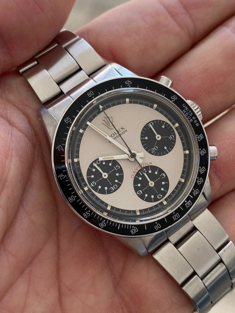 Une Rolex Daytona proposée par Michel Vittini, spécialiste français des Rolex Vintage