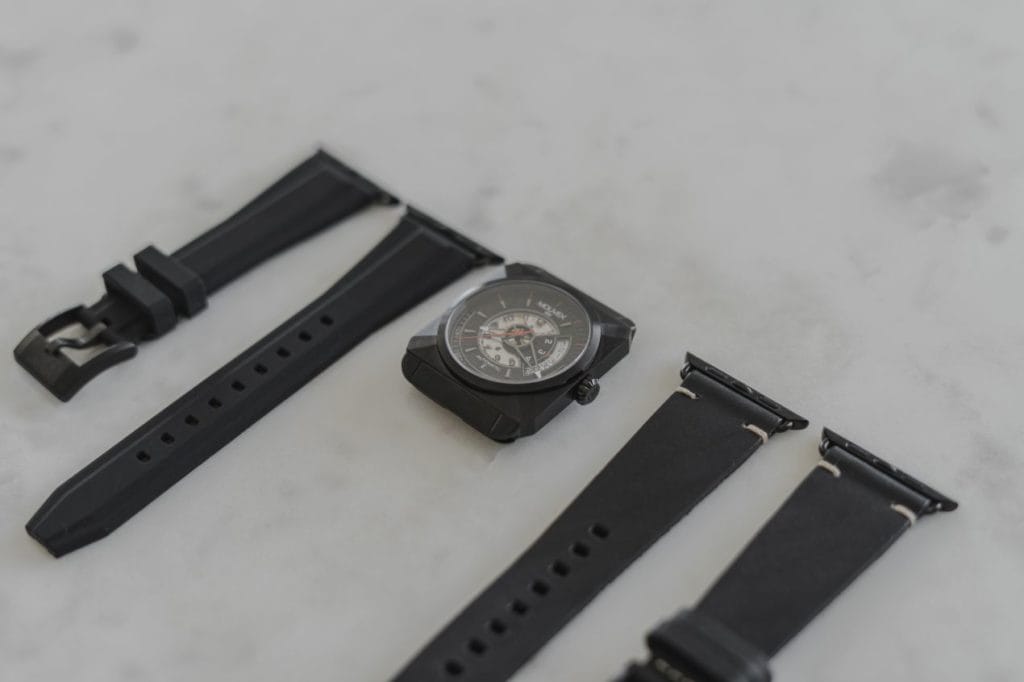Une collection quasi infinie de bracelets adaptables sur cette montre