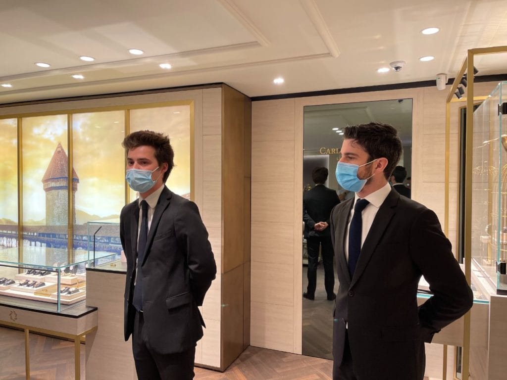 L'accueil de Bucherer, toujours du meilleur niveau !