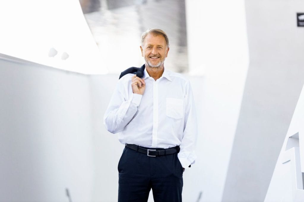 Detlev Von Platen, membre du directoire de Porsche AG en charge des ventes et du marketing