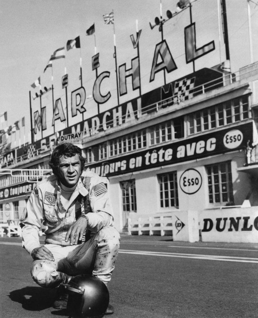 Steve McQueen dans le film Le Mans en 1970
