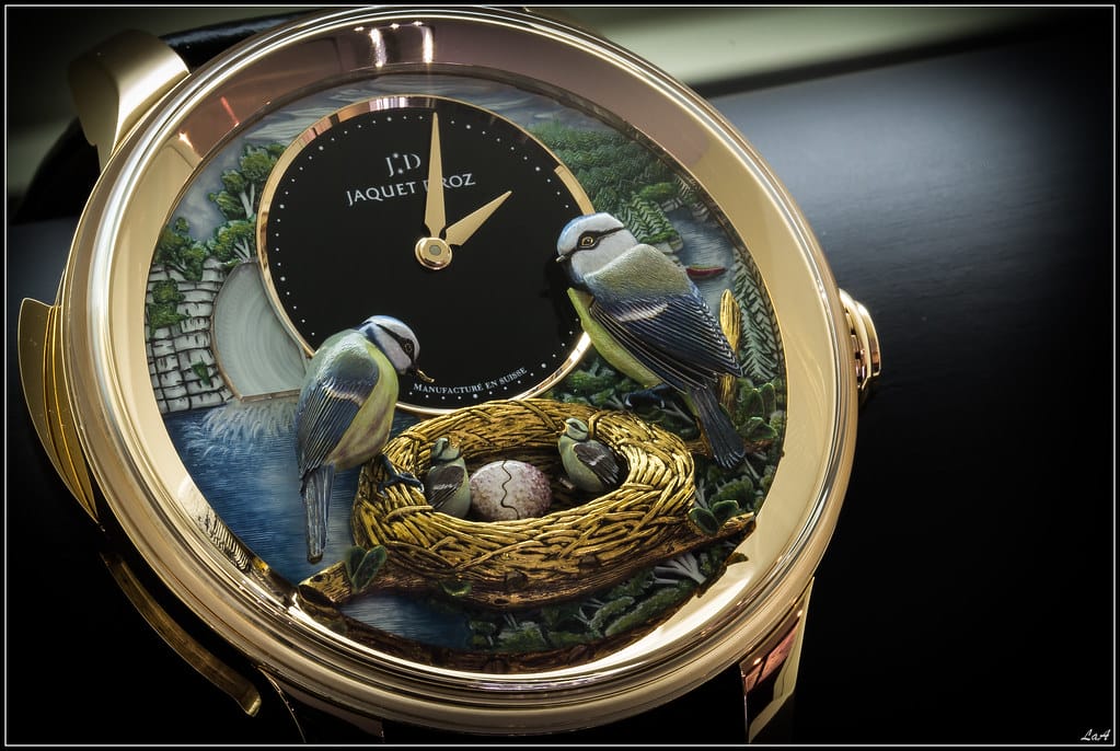 Montre jaquet droz online oiseau