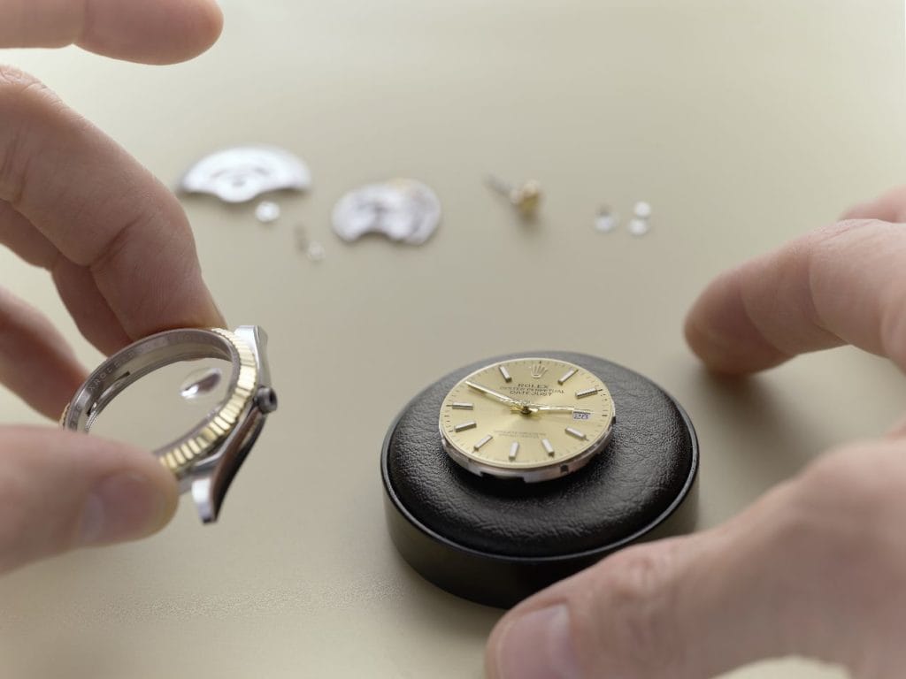 Rolex fabrique la grande majorité des composants de ses montres. 