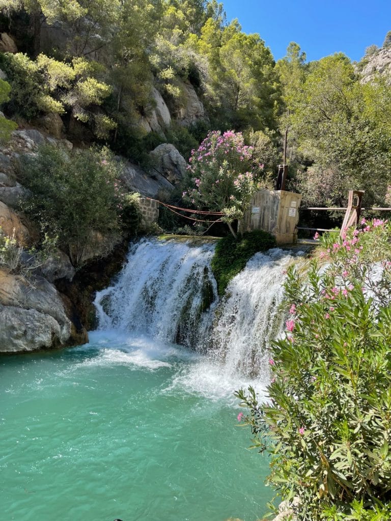 Cascade de "Las fuentes del Algar" à Alicante