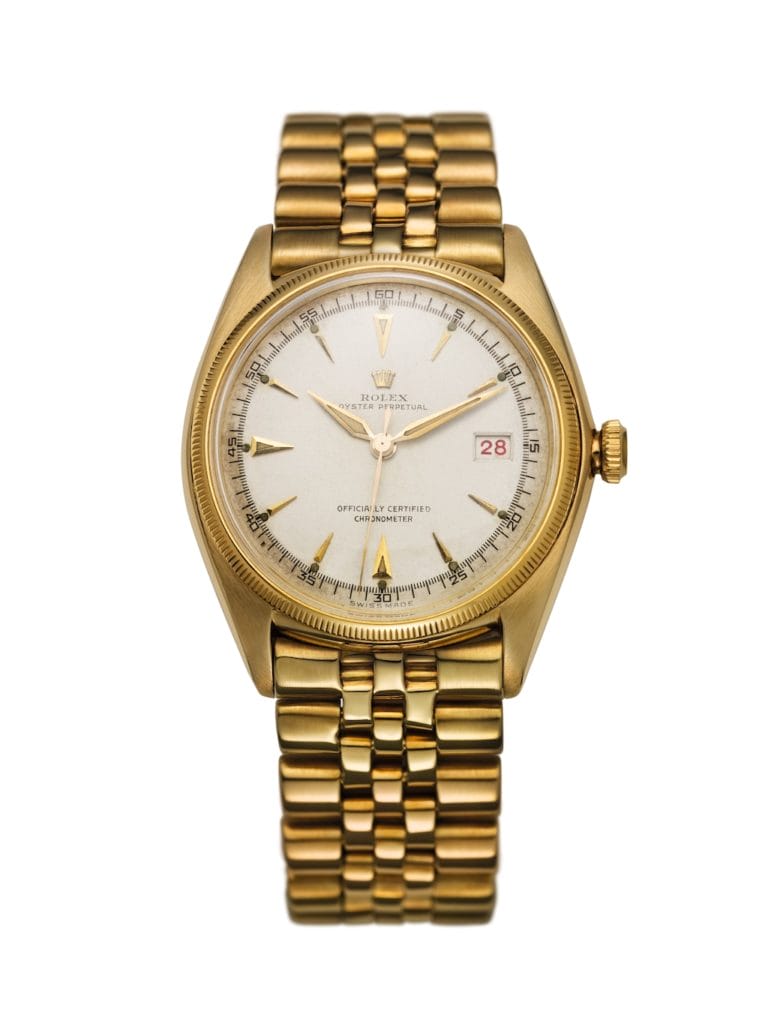 La première Datejust, en 1945, sera "Officially Certified Chronometer".