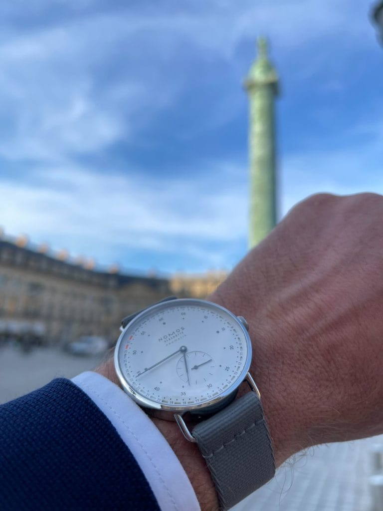 Nomos Metro neomatik 41 Update au cœur du luxe parisien