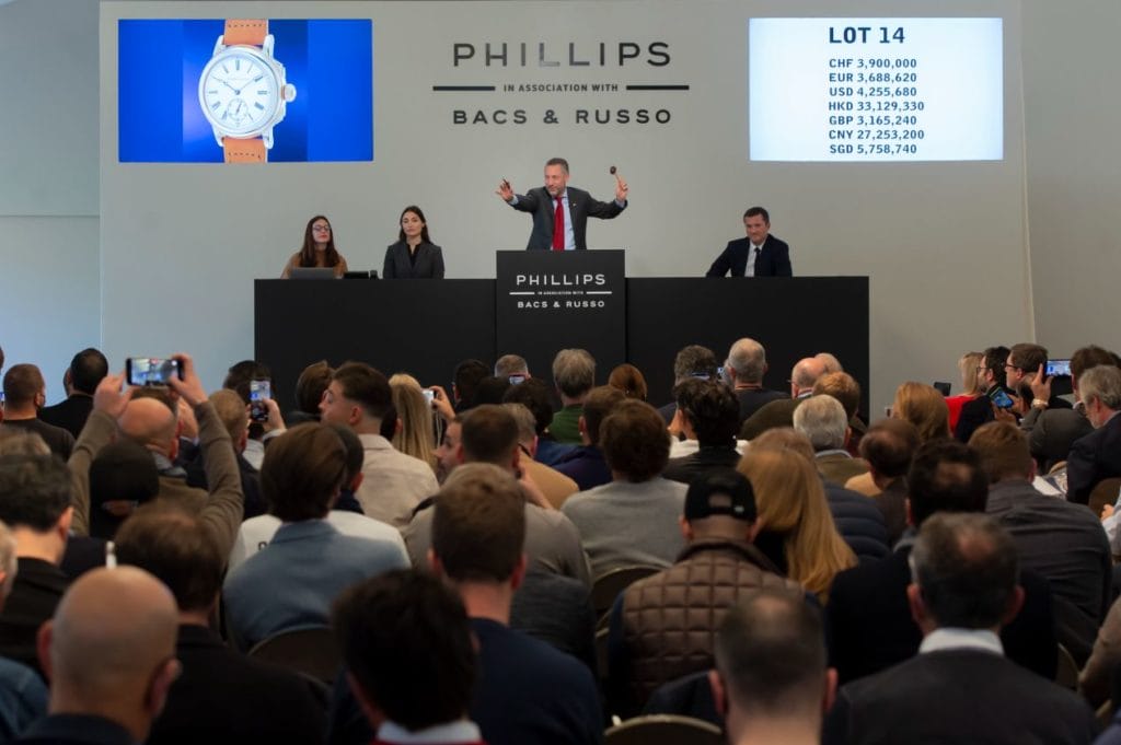 Aurel Bacs le virtuose du marteau de la maison Phillips Bacs & Russo