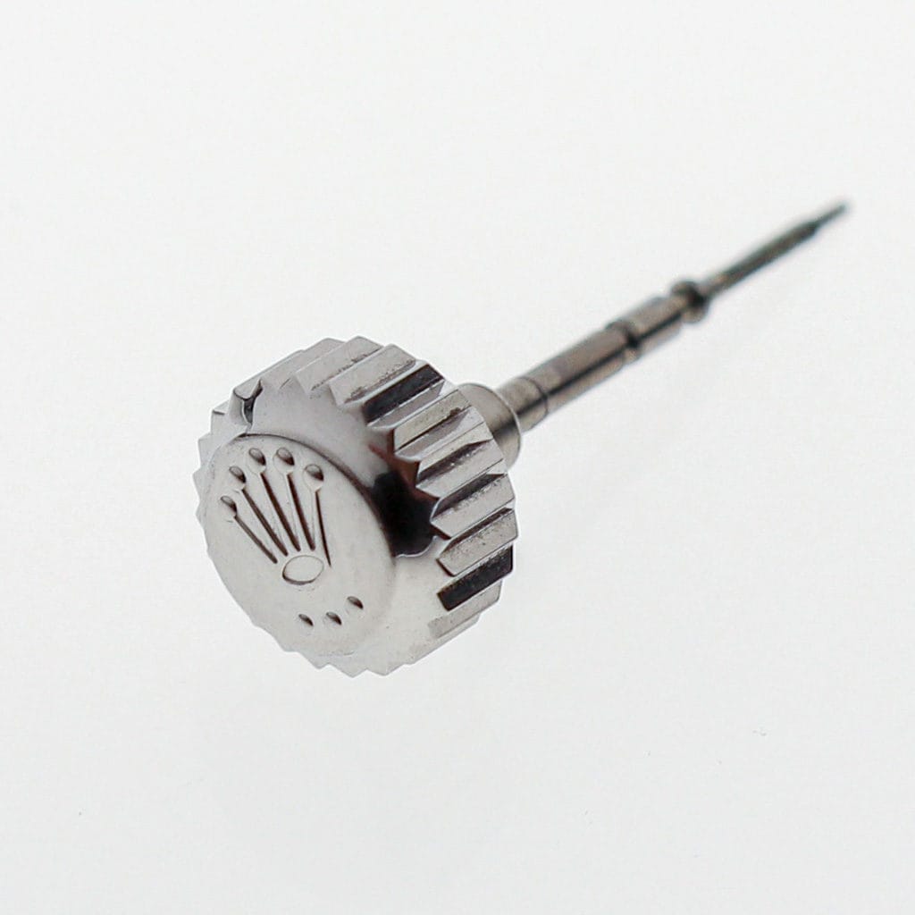 La couronne, élément essentiel à la bonne étanchéité de votre montre.