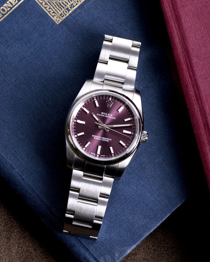 Rolex Oyster Perpetual 34mm de 2019 - Disponible à Lyon au tarif de 6 700 €