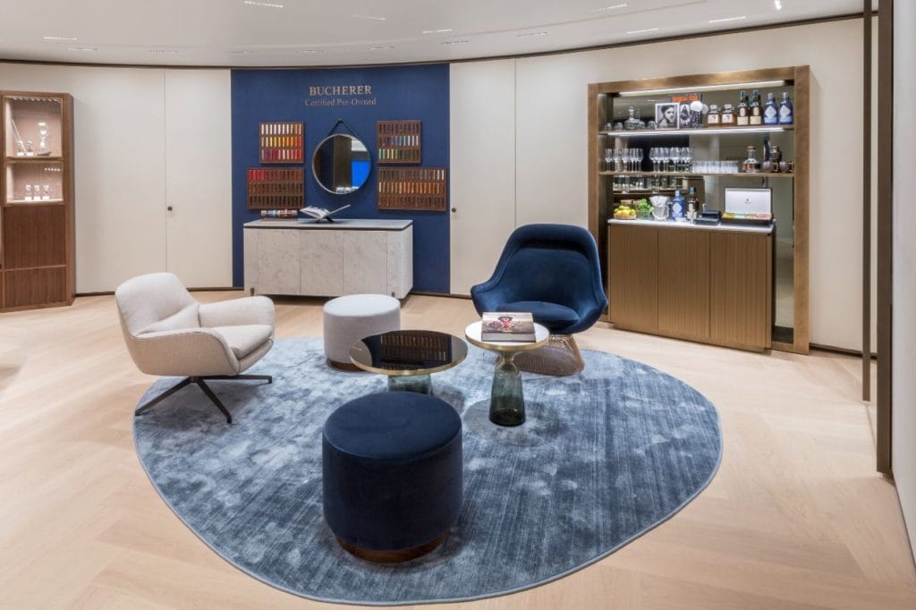 L'espace CPO de la boutique Bucherer Paris