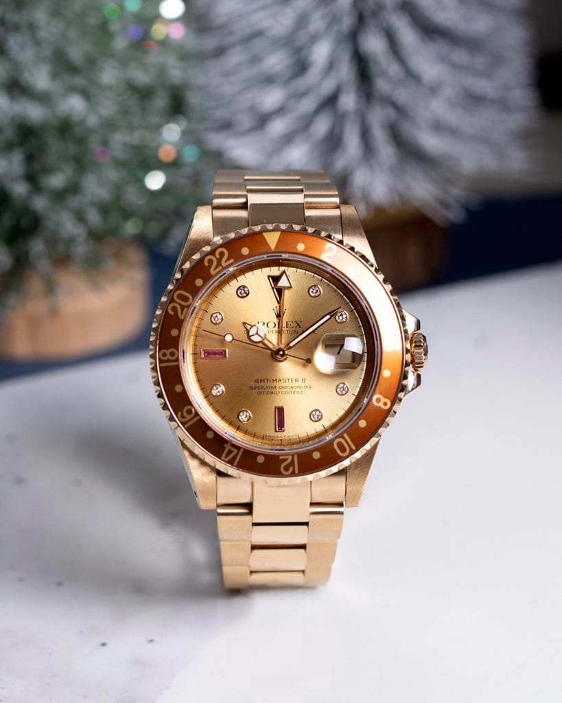 Une Rolex GMT master II au cadran original !