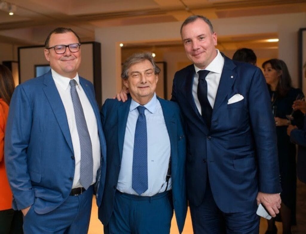 Patrick Getreide en compagnie de Thierry Stern (à gauche)