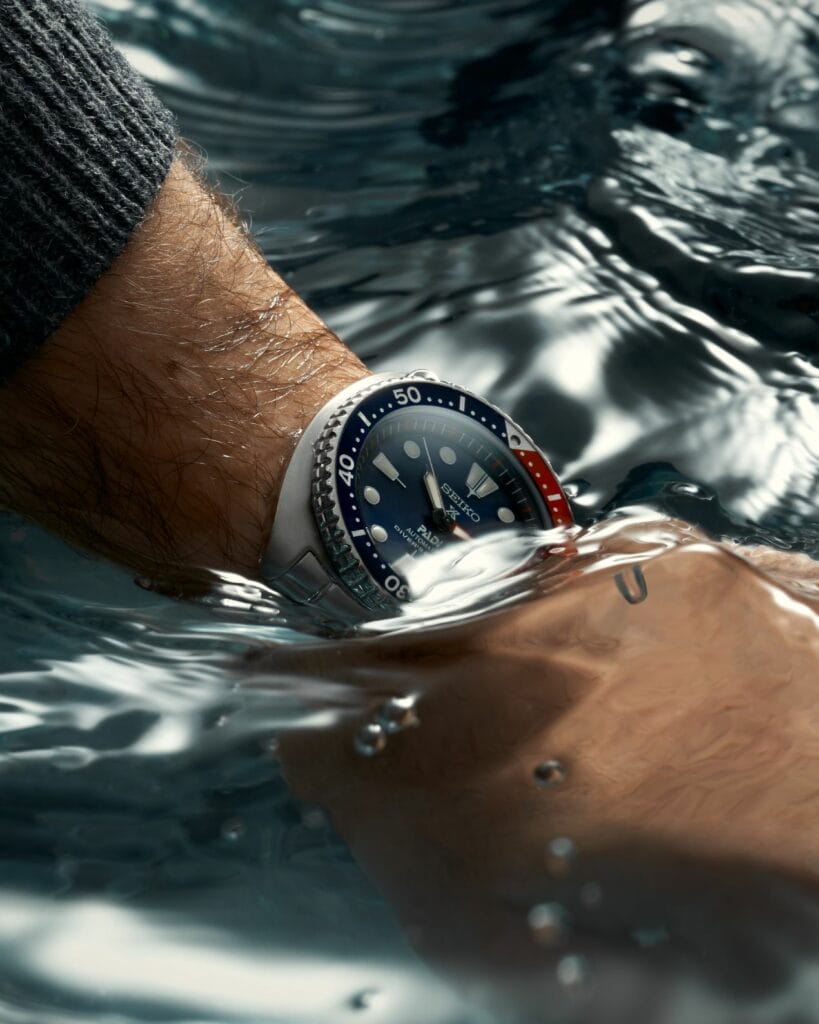 La Turtle PADI dans son élément. Photo Alexandre Taral, mannequin Clément Cesselin.