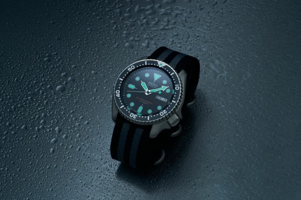 La légendaire SKX007 équipée d'un NATO "Bond" Antenen sous l'objectif d'Alexandre Tarall