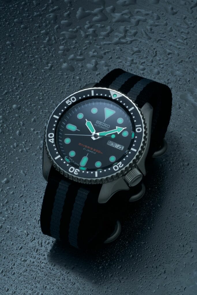 Depuis sa disparition du catalogue, la SKX007 est très recherchée des collectionneurs. Photo Alexandre Tarall.