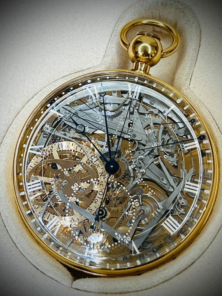 La replique de la montre n 160 dite Marie Antoinette de retour a Paris Passion Horlogere