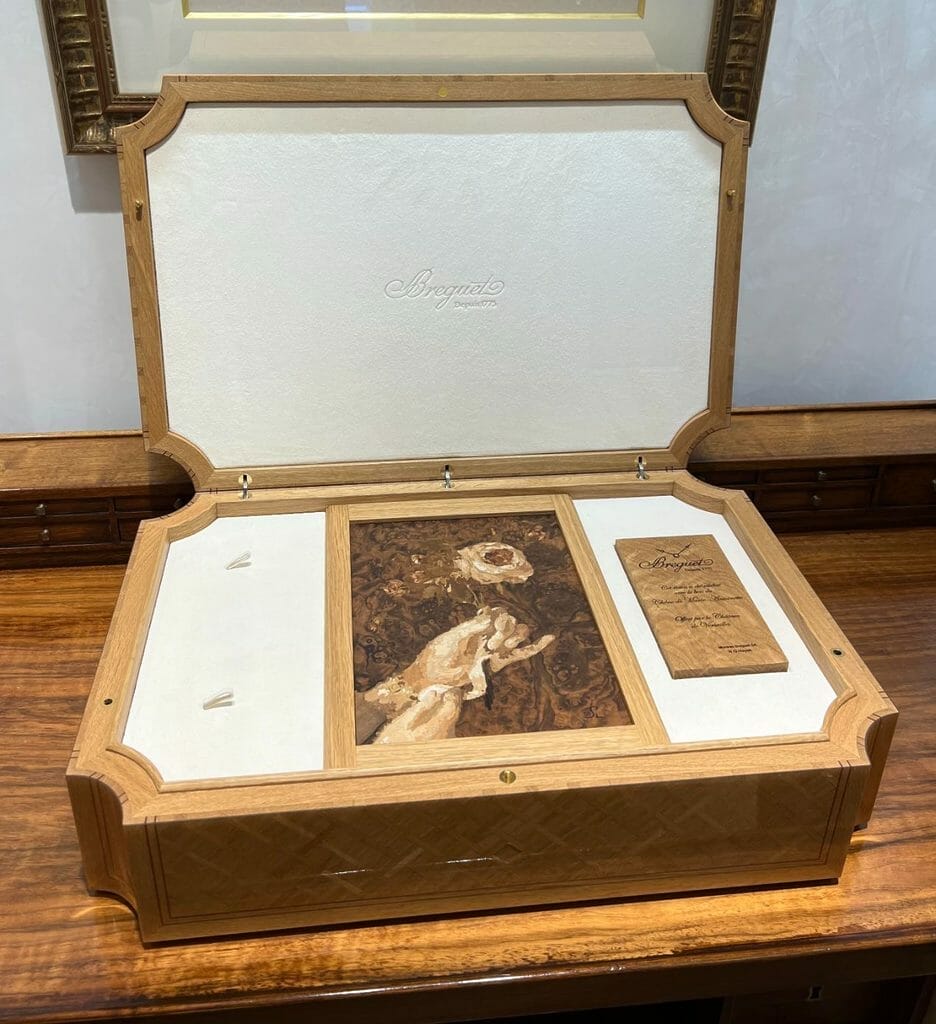 Ecrin de la montre Breguet Marie-Antoinette