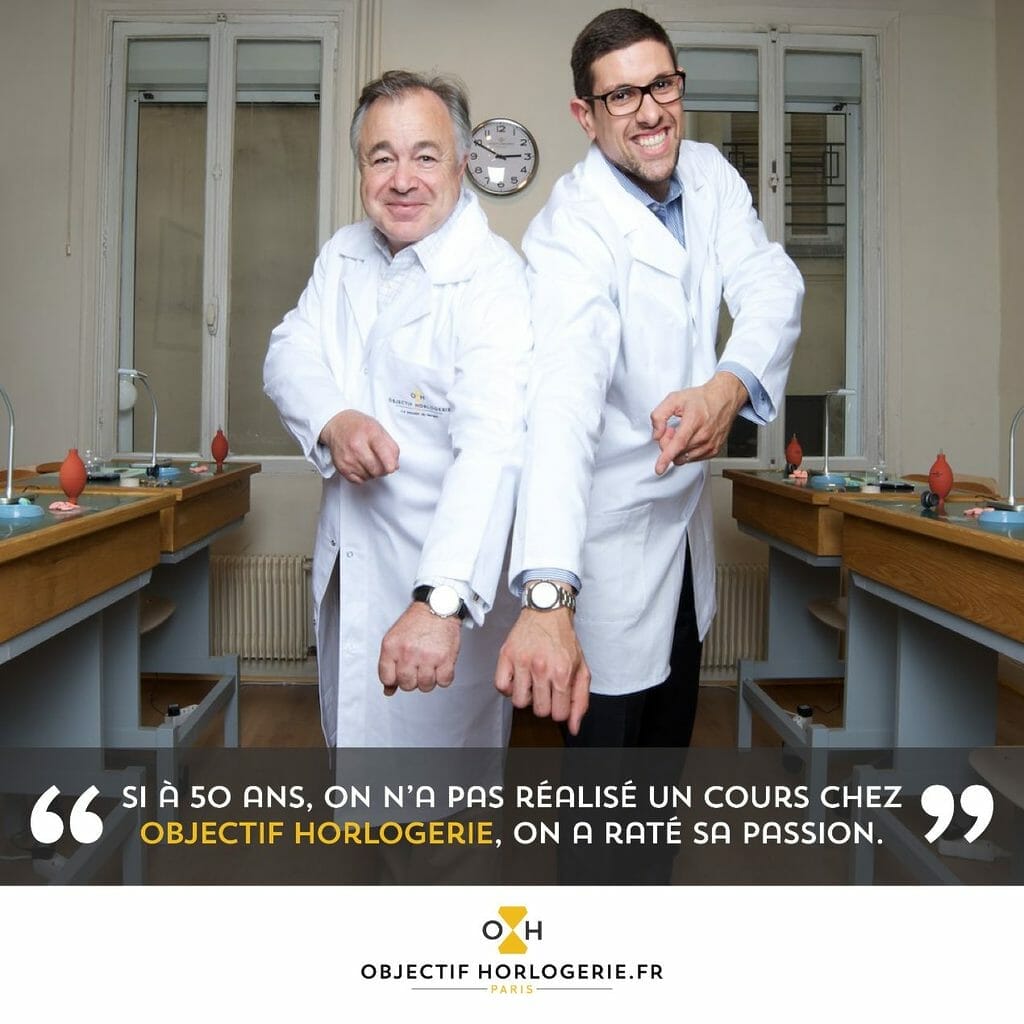 Jean-Yves et Samir, les fondateurs d'Objectif Horlogerie.