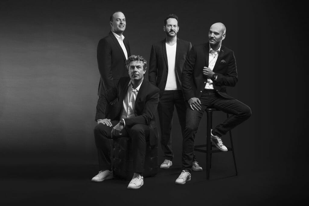 Les quatre mousquetaires de la nouvelle aventure Herbelin !