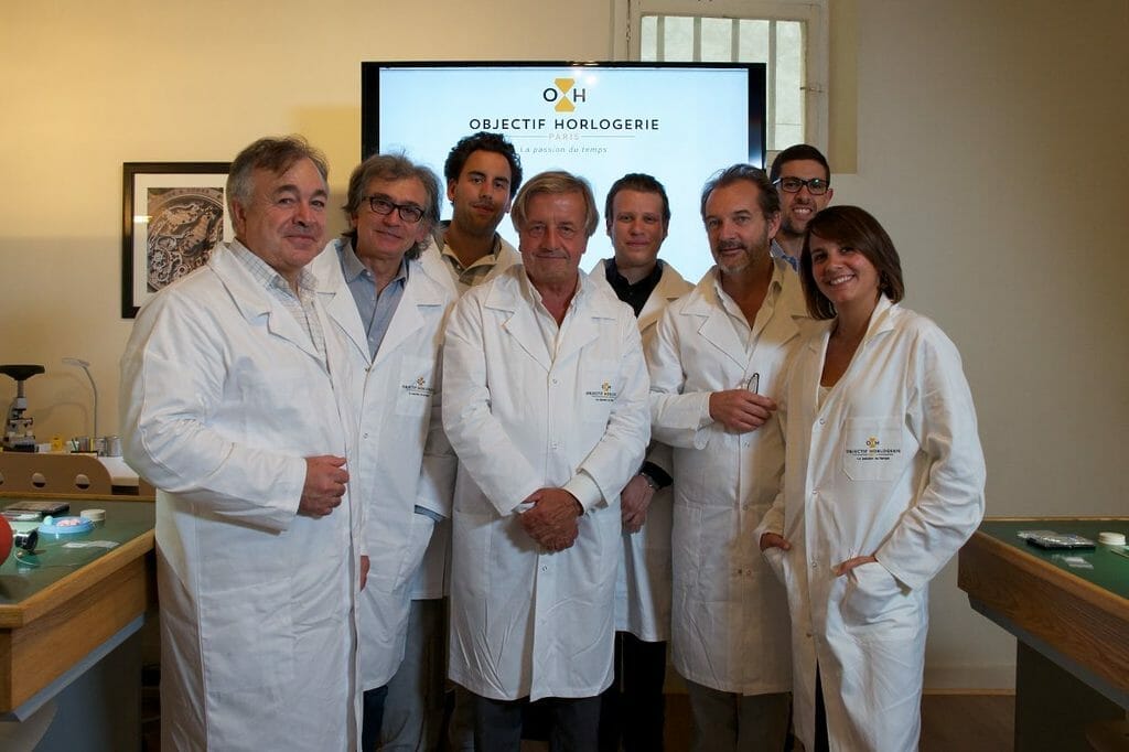 Objectif Horlogerie accueille des groupes de passionnés chaque semaine.