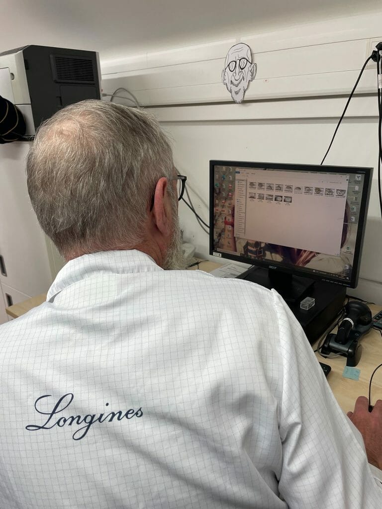 Bernard Portal, alias “Tortue géniale" directeur de l’atelier héritage chez Longines. Crédit : Camille Choteau