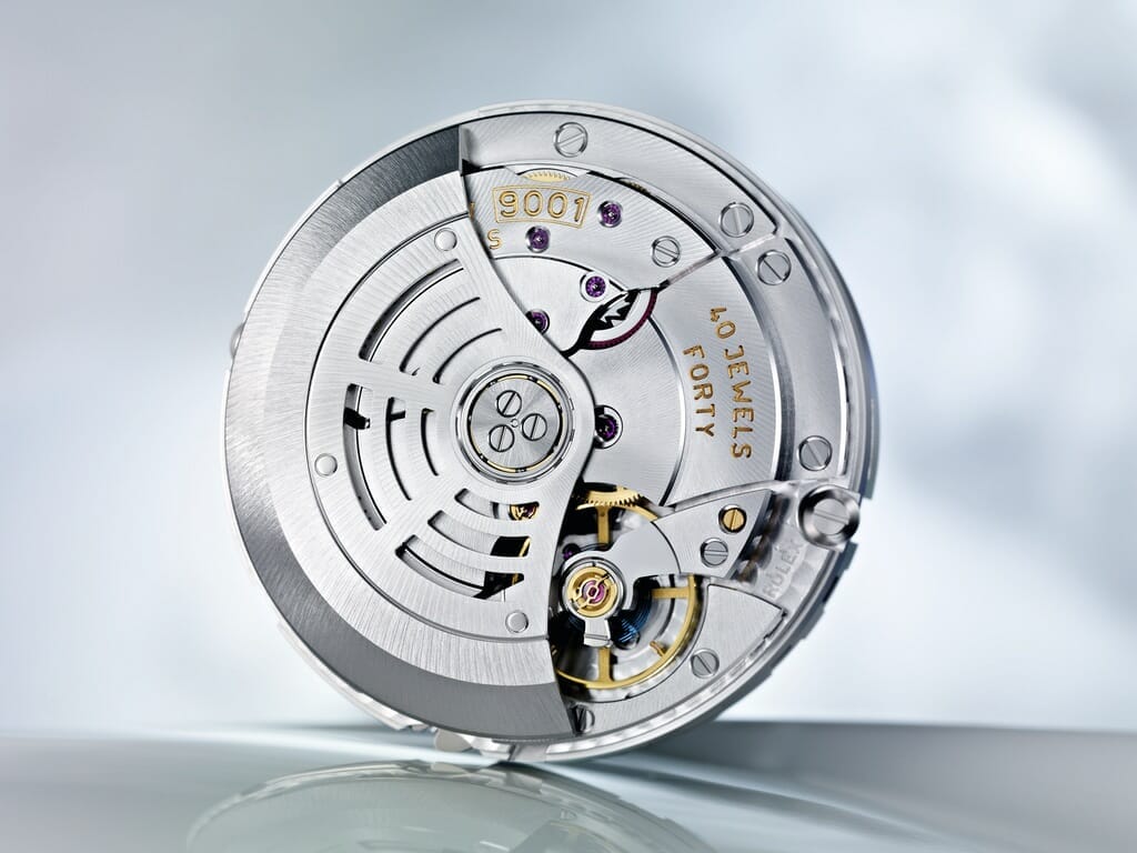 Mouvement de la Rolex Sky-Dweller calibre 9001