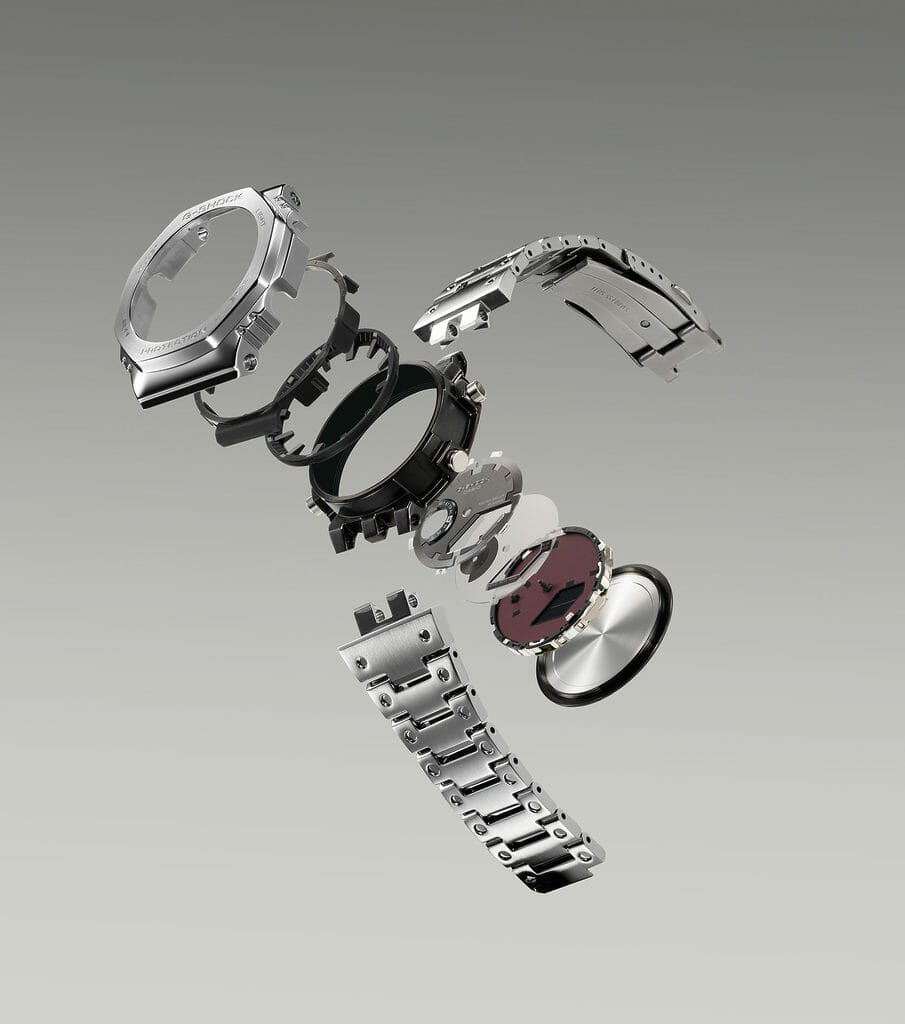 Vue éclatée de la G-Shock GM-B2100D