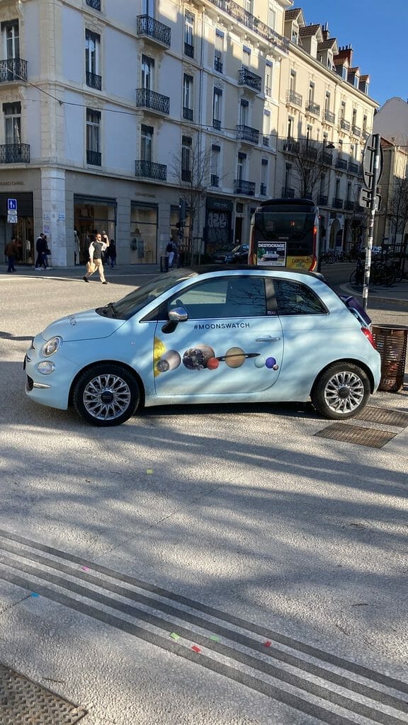 La Fiat 500 était le 20 février dans les rues de Grenoble