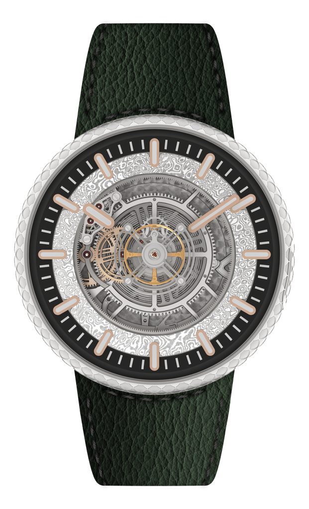 Montre Kross Studio X Games of Thrones avec son bracelet vert foncé