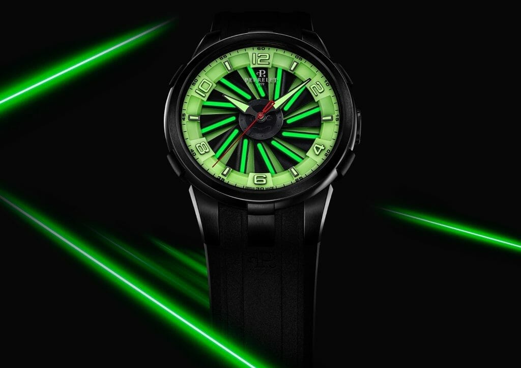 La montre Turbine Full Lum de Perrelet.