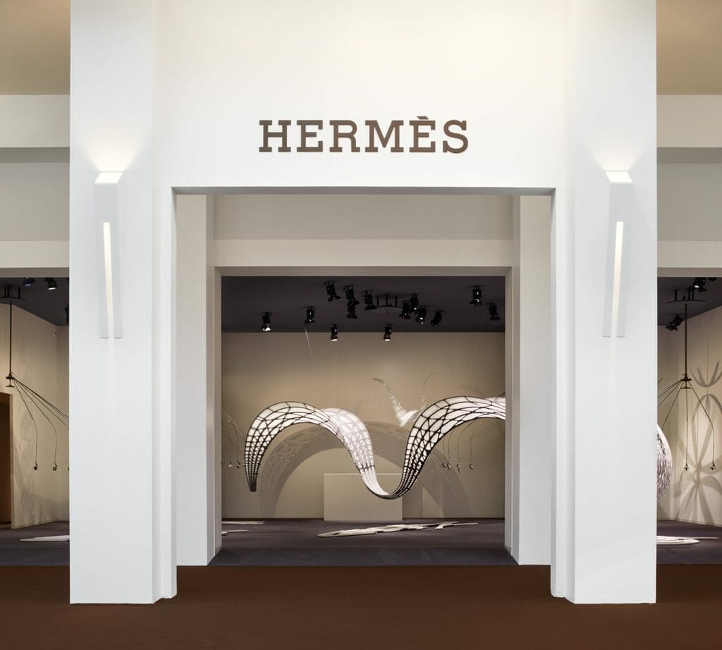 Présentation de la création H08 de Hermès au salon Watches and Wonders à Genève.