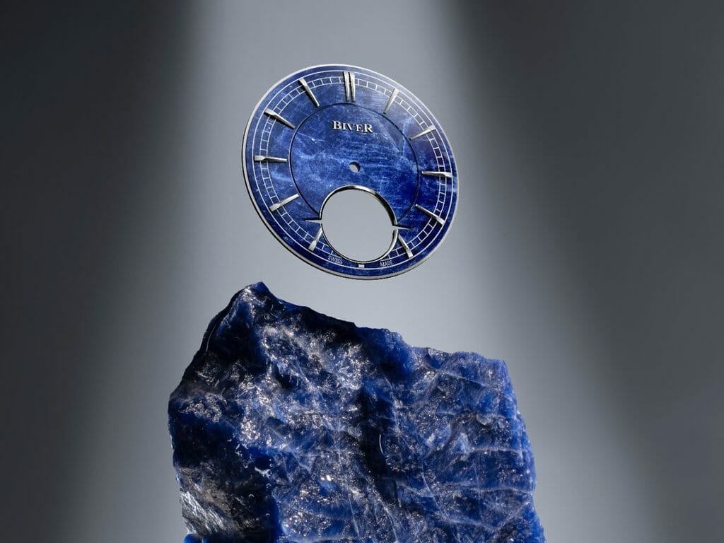 Cadran en sodalite.