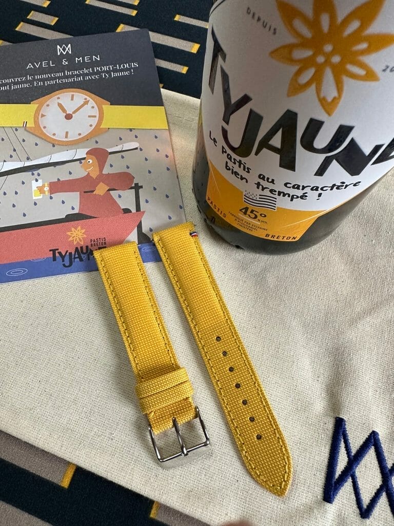 Avel & Men présente sa collaboration avec Ty Jaune, en créant un bracelet au couleur de la boisson. 