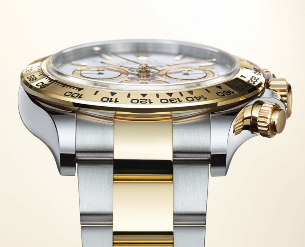Oyster Perpetual Cosmograph Daytona, 40 mm, Oystersteel et or jaune. 