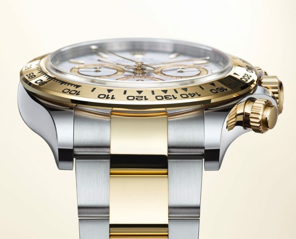 Oyster Perpetual Cosmograph Daytona, 40 mm, Oystersteel et or jaune.