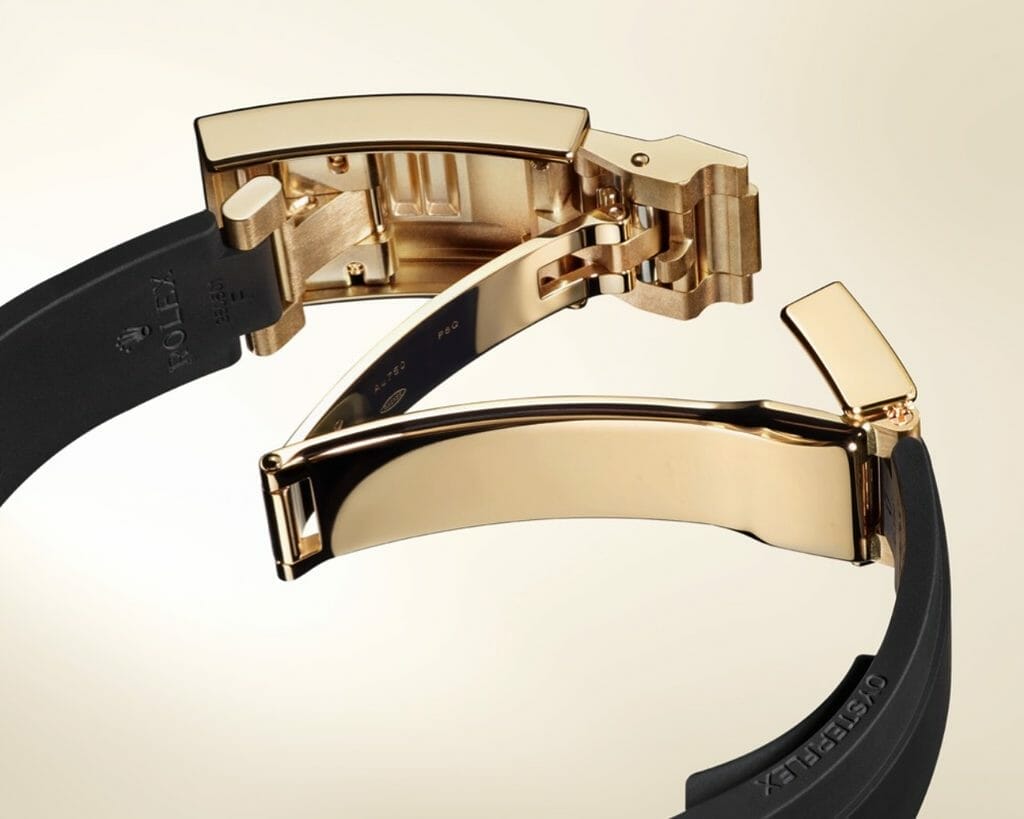 Oyster Perpetual Cosmograph Daytona, 40 mm, or jaune.