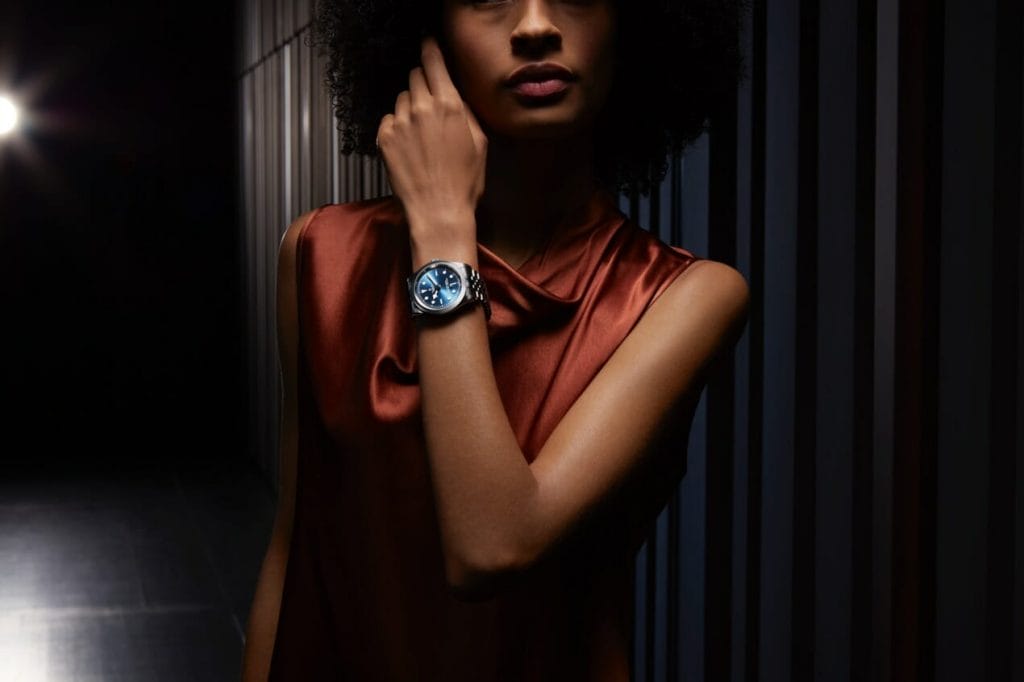 L'ajustement de la montre est parfait grace aux cinq positions disponibles du dispositif "T-fit".