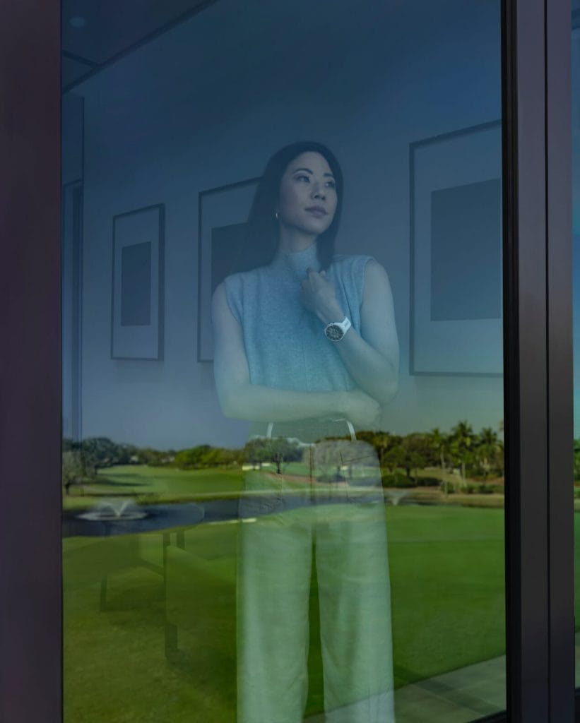 Modèle blanc de la Garmin Approach S70.