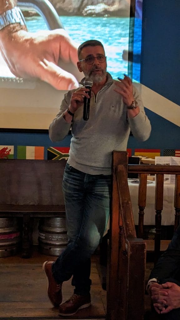 Willy Lopes, scaphandrier professionnel qui nous a partagé son expérience et ses anecdotes personnelles