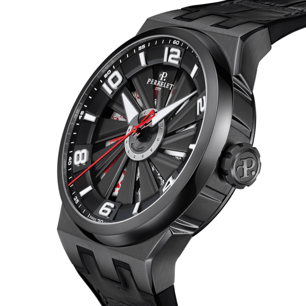 Verre saphir avec double traitement antireflet
Etanche à 5 ATM