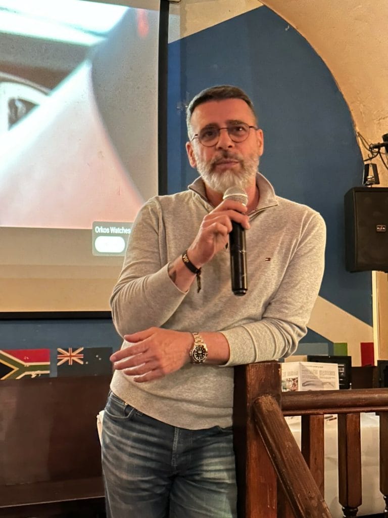 Willy Lopes portait une montre Rolex Comex