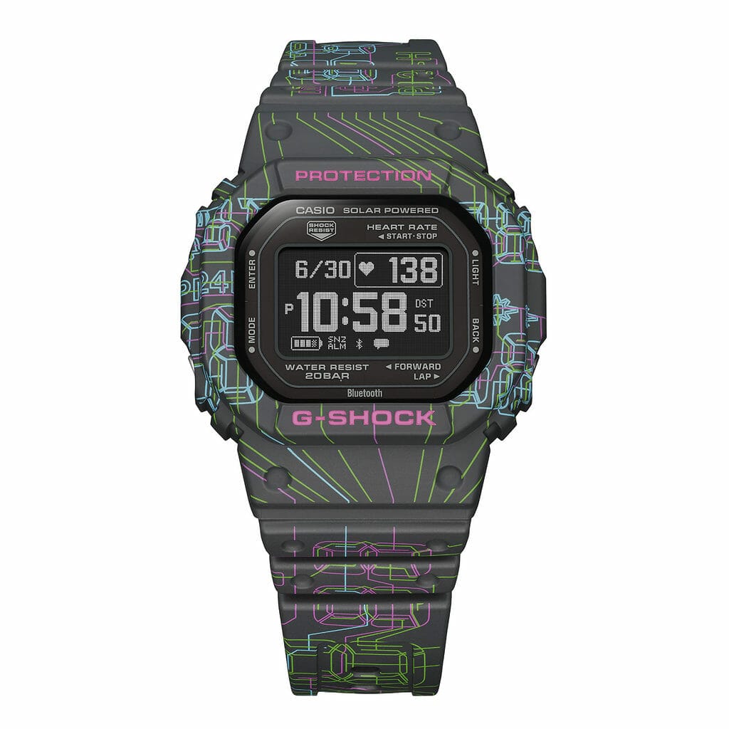 Modèle DW-H5600-1 équipé du cadran et du boitier interchangeable.