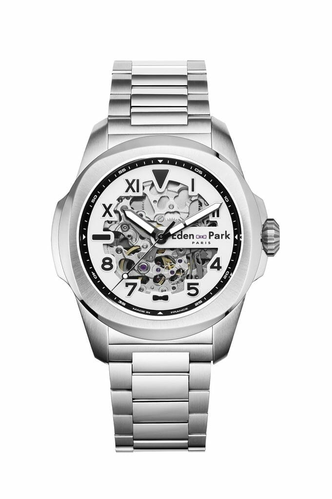 French Flair Sport automatique skeleton / Bracelet en acier.