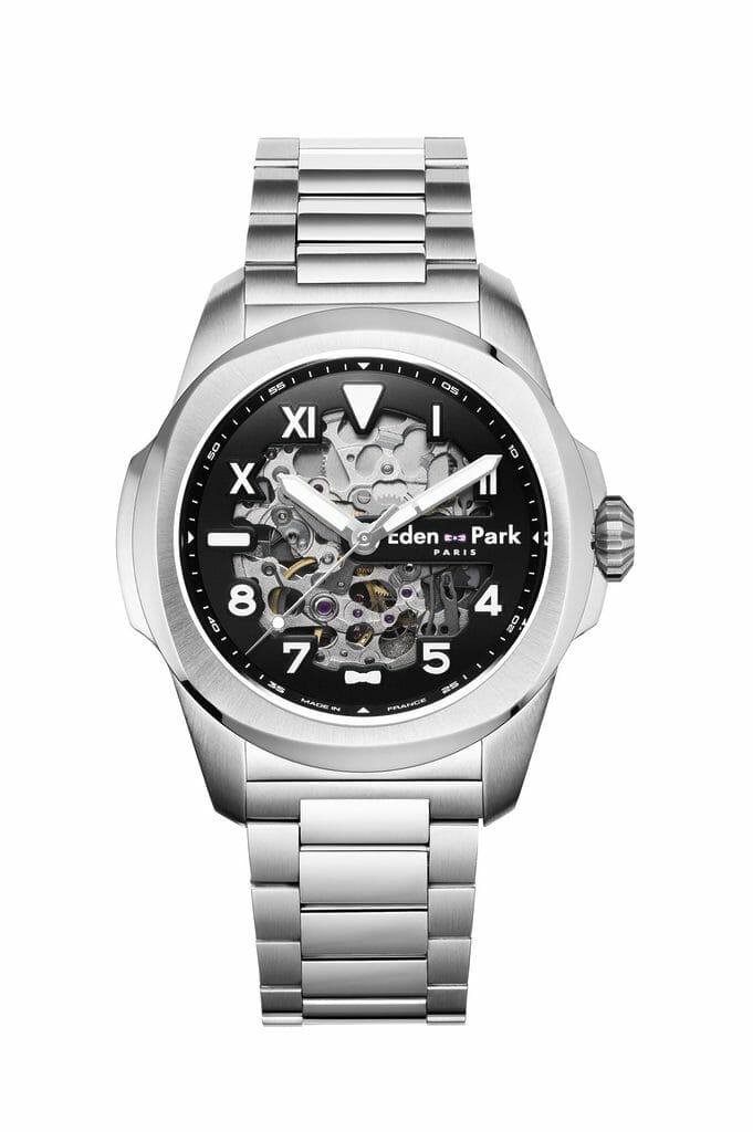 French Flair Sport automatique skeleton / Bracelet en acier.