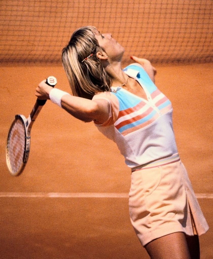 Chris Evert a remporté les éditions 1974, 1975, 1979, 1980, 1983, 1985, 1986 de Roland-Garros.