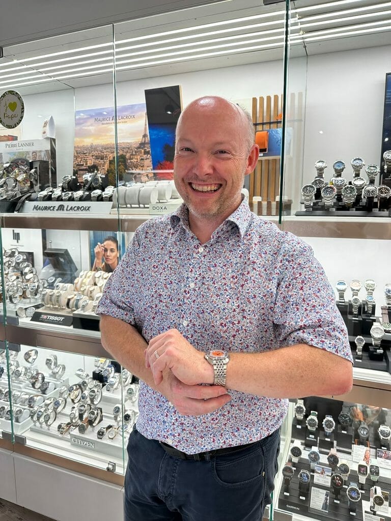 Un détaillant heureux de sa proposition horlogère !