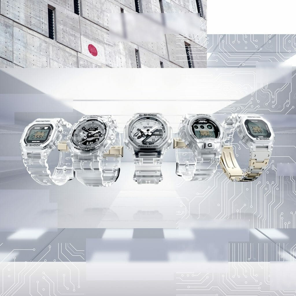 Collection Clear Remix de G-SHOCK.