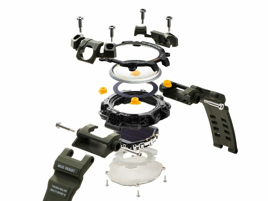 Vue éclatée de la nouvelle G-SHOCK Mudman GW-9500