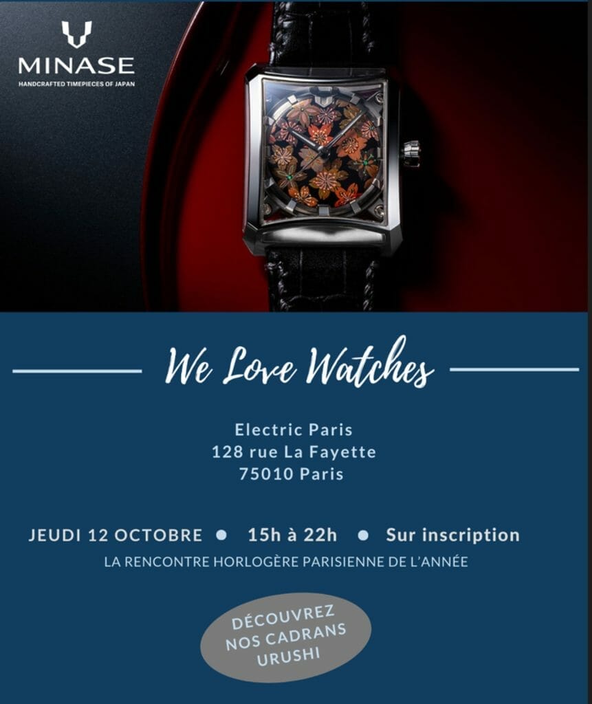 Minase arrive en France